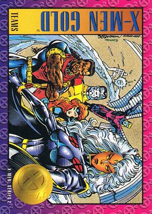 SkyBox X-Men: Series 2 Base Card 86 X-Men Gold
