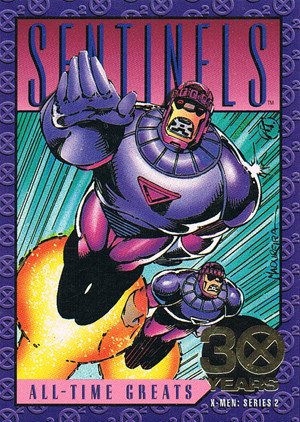 SkyBox X-Men: Series 2 Gold Foil Card G-7 The Sentinels