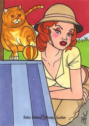 5FINITY Productions Kitty Ditties & Pretty Ladies Sketch Card  Adam Cleveland (85)