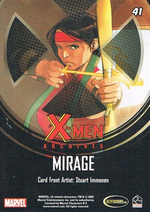 Rittenhouse Archives X-Men Archives Base Card 41 Mirage