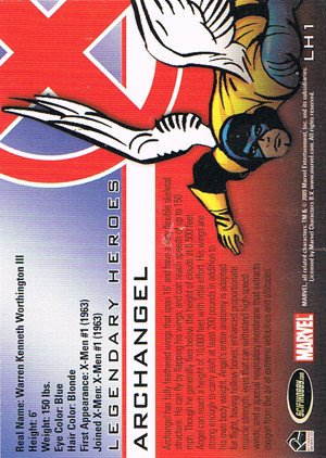 Rittenhouse Archives X-Men Archives Legendary Heroes Card LH1 Archangel