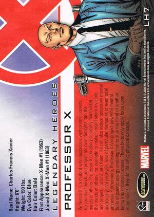 Rittenhouse Archives X-Men Archives Legendary Heroes Card LH7 Professor Charles Xavier