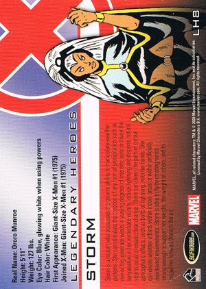 Rittenhouse Archives X-Men Archives Legendary Heroes Card LH8 Storm