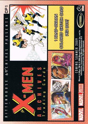 Rittenhouse Archives X-Men Archives Promos CP1 Emerald City Comic Con