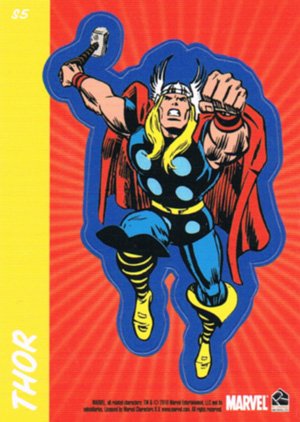 Rittenhouse Archives Marvel 70th Anniversary Sticker Card S5 Thor