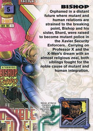 Fleer/Skybox X-Men '97 Timelines (Marvel Premium) Base Card 5 Bishop