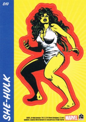 Rittenhouse Archives Marvel 70th Anniversary Sticker Card S10 She-Hulk