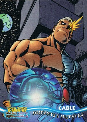 Fleer/Skybox X-Men '97 Timelines (Marvel Premium) Base Card 6 Cable