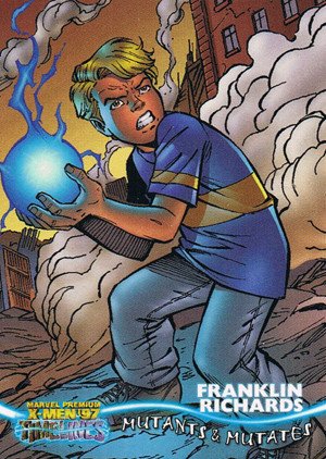 Fleer/Skybox X-Men '97 Timelines (Marvel Premium) Base Card 17 Franklin Richards