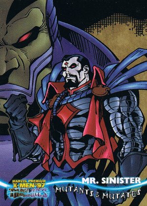 Fleer/Skybox X-Men '97 Timelines (Marvel Premium) Base Card 33 Mr. Sinister