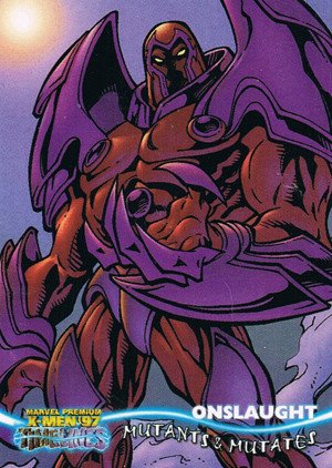 Fleer/Skybox X-Men '97 Timelines (Marvel Premium) Base Card 35 Onslaught