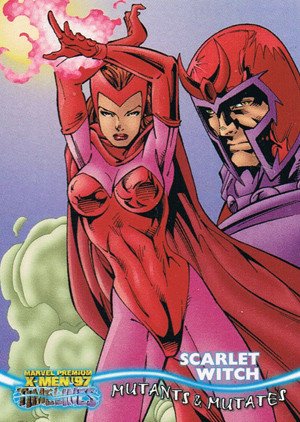 Fleer/Skybox X-Men '97 Timelines (Marvel Premium) Base Card 44 Scarlet Witch