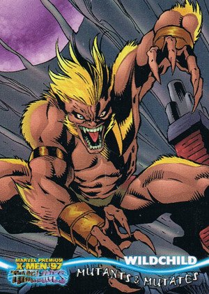 Fleer/Skybox X-Men '97 Timelines (Marvel Premium) Base Card 52 Wildchild
