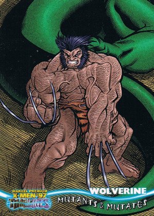 Fleer/Skybox X-Men '97 Timelines (Marvel Premium) Base Card 53 Wolverine