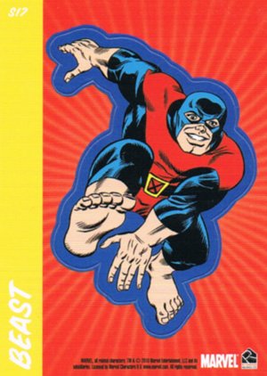 Rittenhouse Archives Marvel 70th Anniversary Sticker Card S17 Beast
