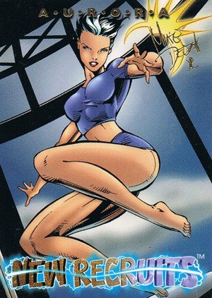 Fleer/Skybox X-Men '97 Timelines (Marvel Premium) New Recruit Card 6 of 8 Aurora