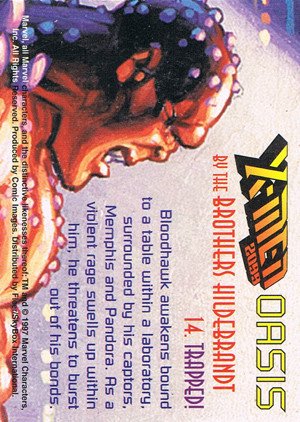 Fleer/Skybox X-Men 2099: Oasis Base Card 14 Trapped!