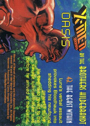 Fleer/Skybox X-Men 2099: Oasis Base Card 43 The Beast Within