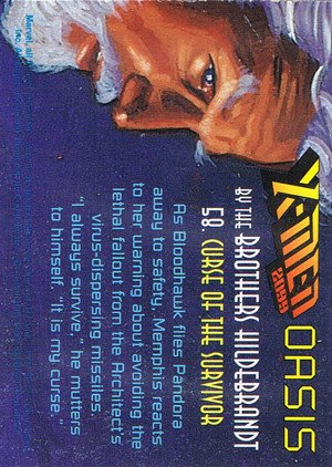 Fleer/Skybox X-Men 2099: Oasis Base Card 58 Curse of the Survivor