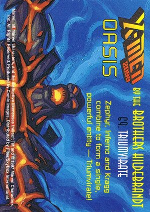 Fleer/Skybox X-Men 2099: Oasis Base Card 69 Triumvirate