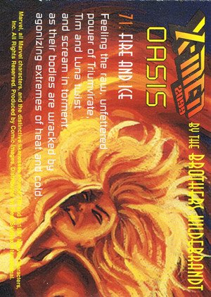 Fleer/Skybox X-Men 2099: Oasis Base Card 71 Fire and Ice