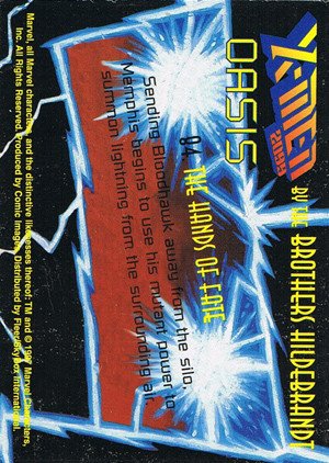 Fleer/Skybox X-Men 2099: Oasis Base Card 84 The Hands of Fate
