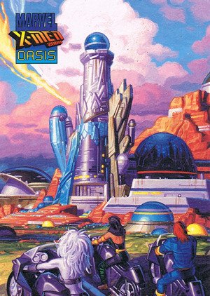 Fleer/Skybox X-Men 2099: Oasis Base Card 26 The City That Never Was