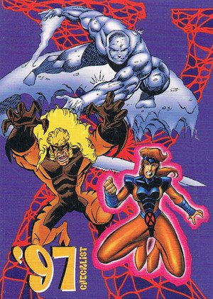 Fleer/Skybox X-Men .99 Base Card 50 X-Men '97 Checklist