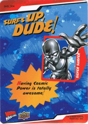 Upper Deck Marvel Super Hero Squad Base Card 4 Silver Surfer