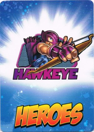 Upper Deck Marvel Super Hero Squad Base Card 8 Hawkeye