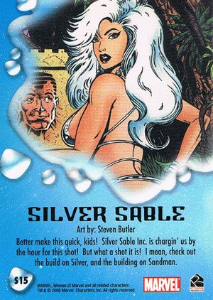 Rittenhouse Archives Women of Marvel Swimsuit Edition S15 Silver Sable