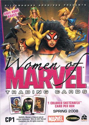 Rittenhouse Archives Women of Marvel Promo Card CP1 Black Widow (WonderCon)