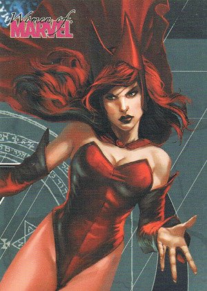 Rittenhouse Archives Women of Marvel Base Card 55 Scarlet Witch
