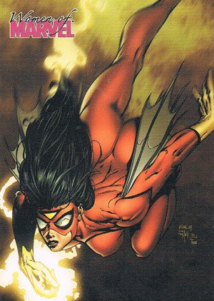 Rittenhouse Archives Women of Marvel Base Card 65 Spider Woman