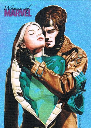 Rittenhouse Archives Women of Marvel Embrace Card E1 Rogue and Gambit