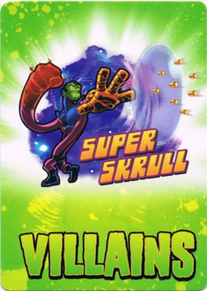 Upper Deck Marvel Super Hero Squad Base Card 18 Super Skrull