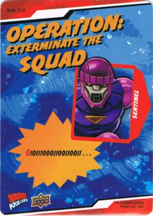 Upper Deck Marvel Super Hero Squad Base Card 19 Sentinel