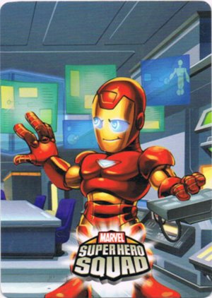Upper Deck Marvel Super Hero Squad Base Card 23 Let Me Use the Stark-a-tron 3000
