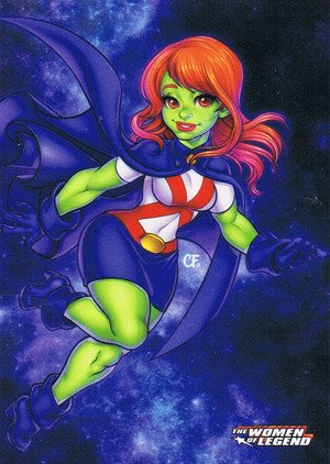 Cryptozoic DC Comics: The Women of Legend Base Card 8 Miss Martian