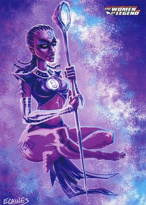 Cryptozoic DC Comics: The Women of Legend Base Card 12 DC Comics Indigo