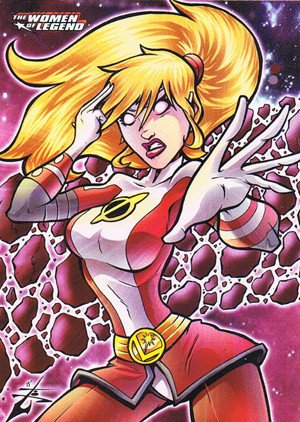 Cryptozoic DC Comics: The Women of Legend Base Card 27 Saturn Girl