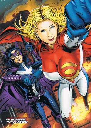 Cryptozoic DC Comics: The Women of Legend Base Card 57 Huntress & Power Girl
