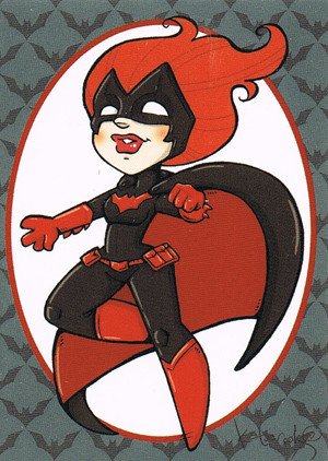 Cryptozoic DC Comics: The Women of Legend Katie Cook Sticker Collection KC-01 Batwoman
