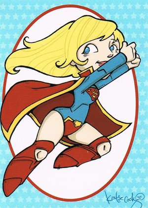 Cryptozoic DC Comics: The Women of Legend Katie Cook Sticker Collection KC-08 Supergirl