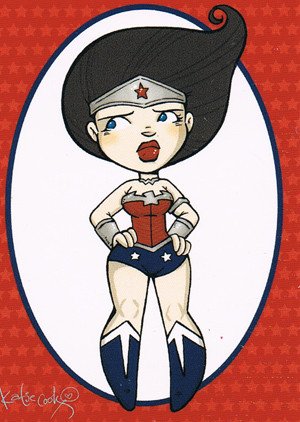 Cryptozoic DC Comics: The Women of Legend Katie Cook Sticker Collection KC-09 Wonder Woman