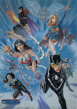 Cryptozoic DC Comics: The Women of Legend Parallel Foil Card 1 The Women of Legend Trading Cards