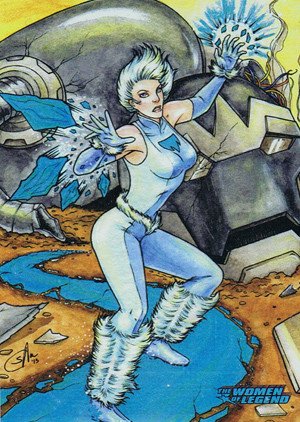 Cryptozoic DC Comics: The Women of Legend Parallel Foil Card 21 Ice