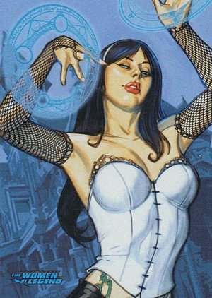 Cryptozoic DC Comics: The Women of Legend Parallel Foil Card 47 Zatanna