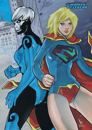 Cryptozoic DC Comics: The Women of Legend Parallel Foil Card 48 Supergirl & Silver Banshee