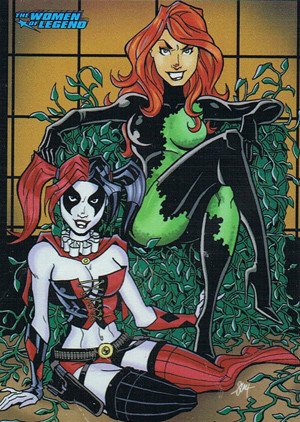 Cryptozoic DC Comics: The Women of Legend Parallel Foil Card 49 Harley Quinn & Poison Ivy